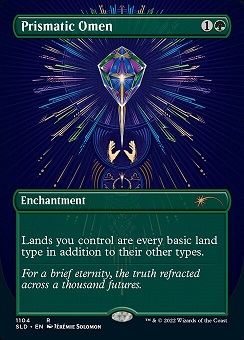 Prismatic Omen Secret Lair Drop - Space Beyond the Stars Art